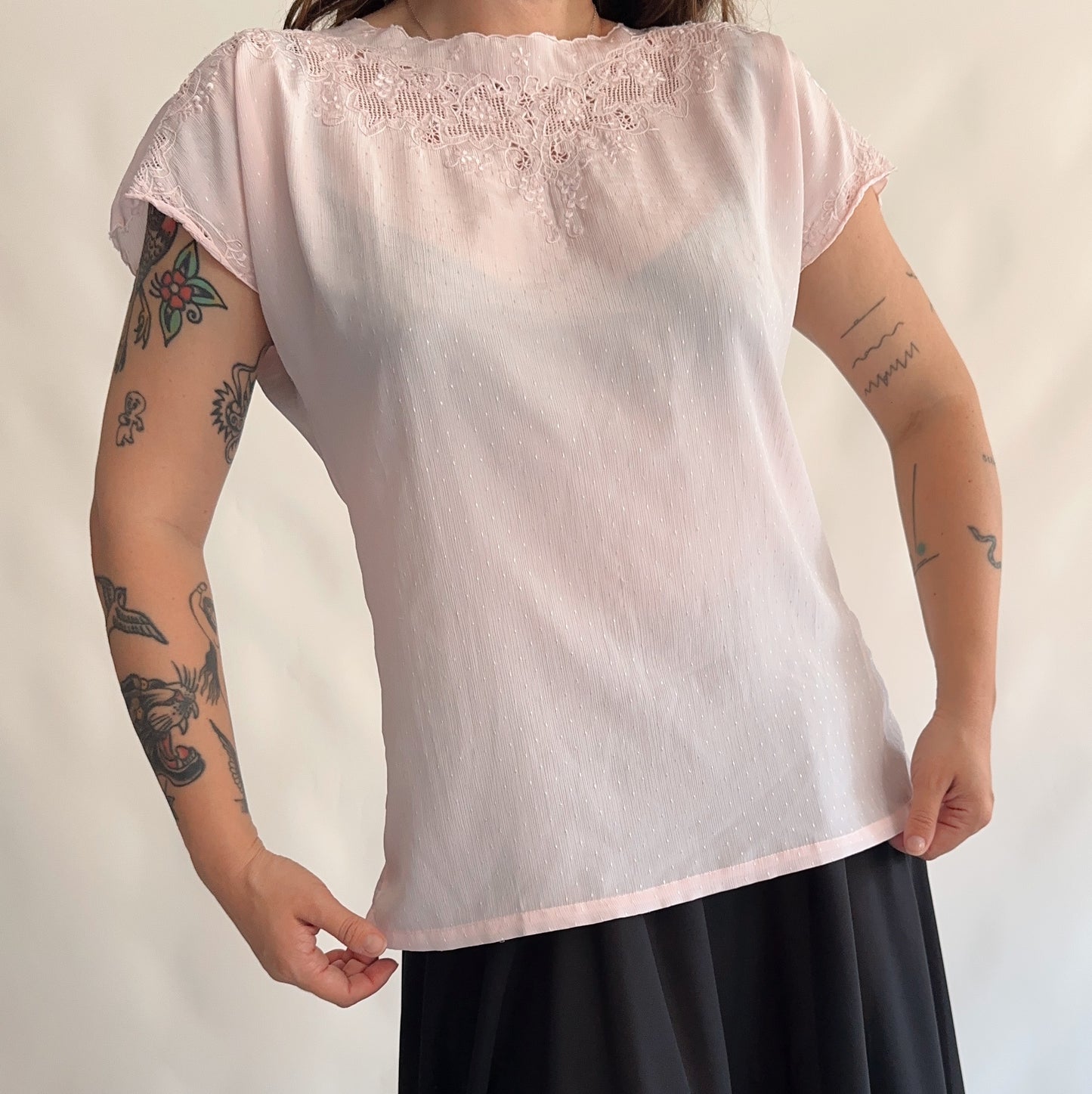 Top Vintage Romântico (M)