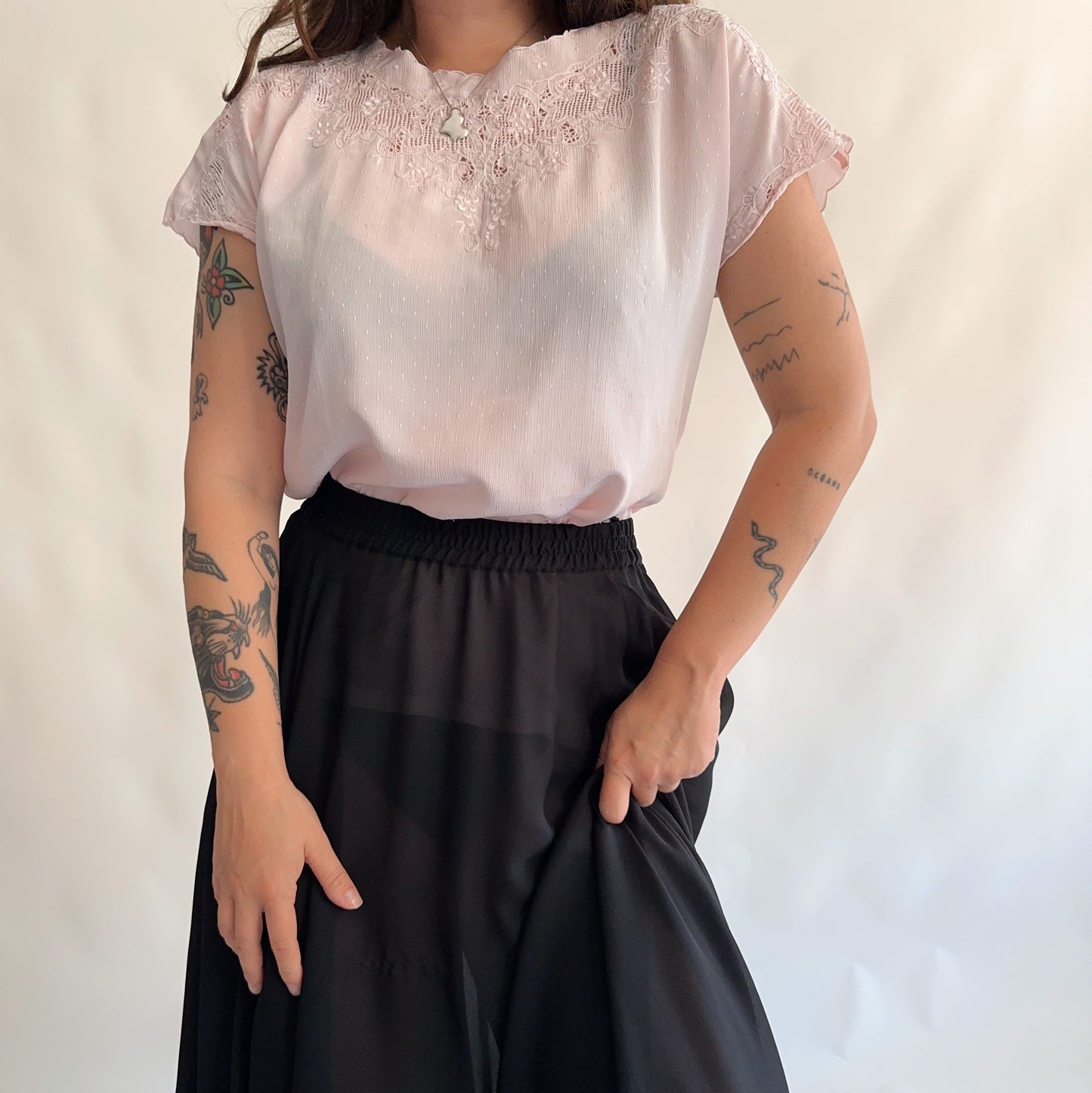 Top Vintage Romântico (M)