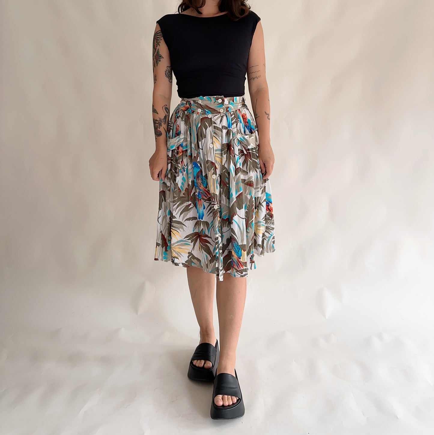 Vintage midi skirt (XS)