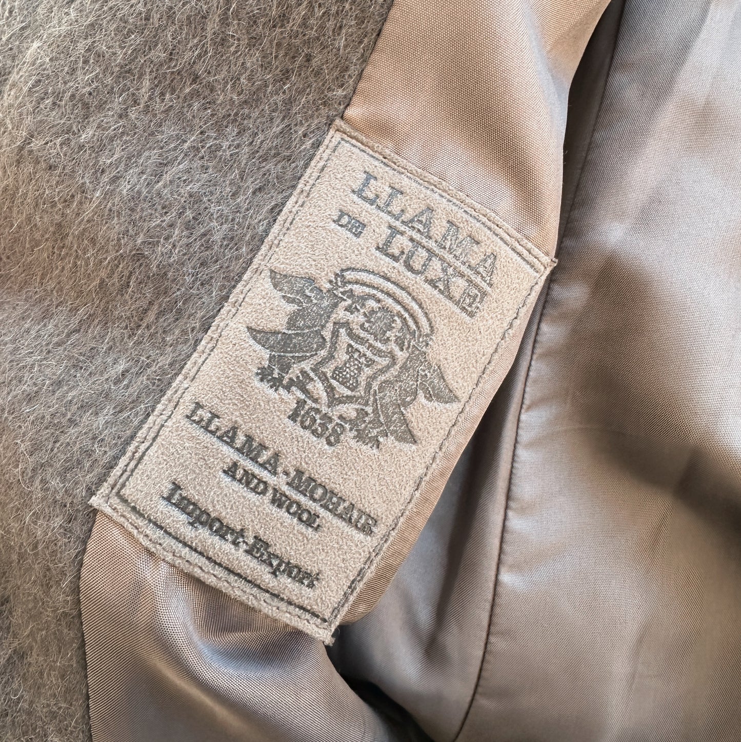 Sobretudo Vintage Lã + Alpaca (L)