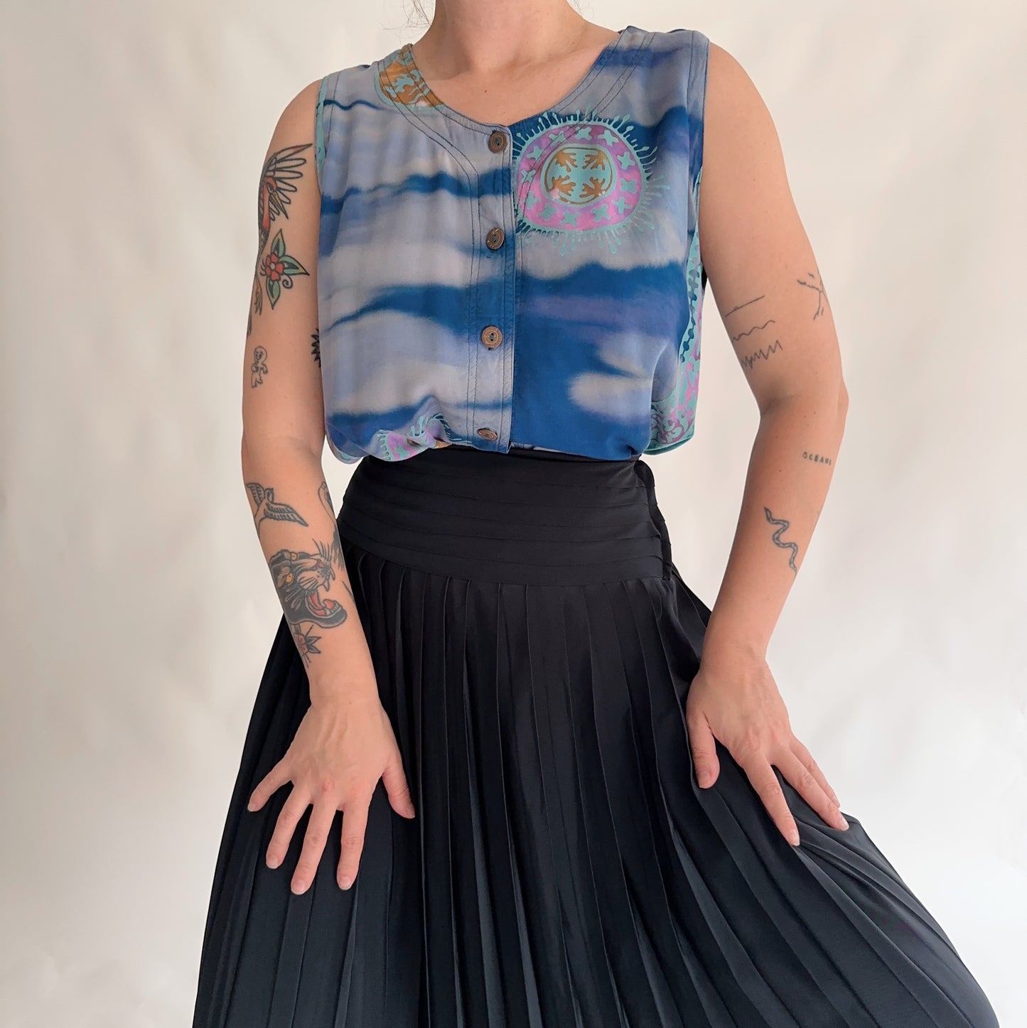Black Vintage Skirt (S)