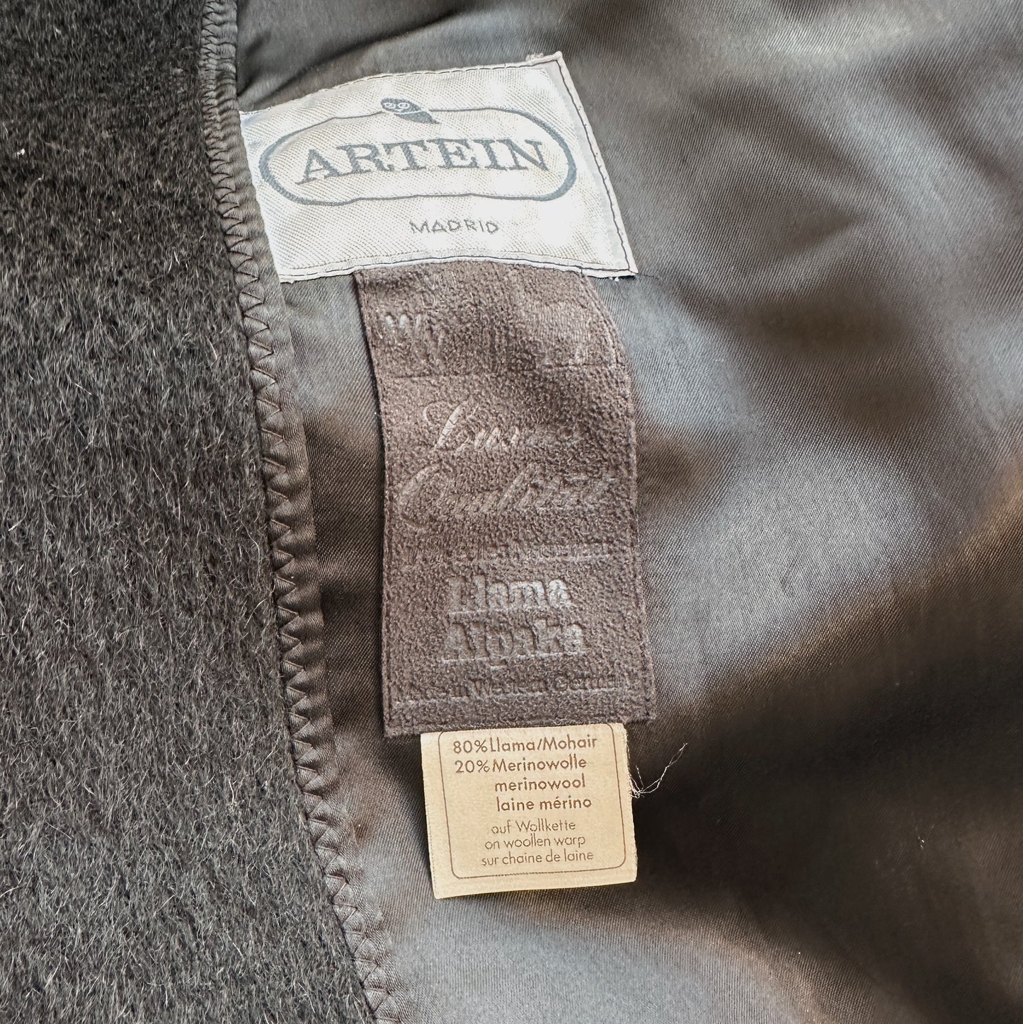 Sobretudo Vintage 80% mohair - 20% merino (XL)