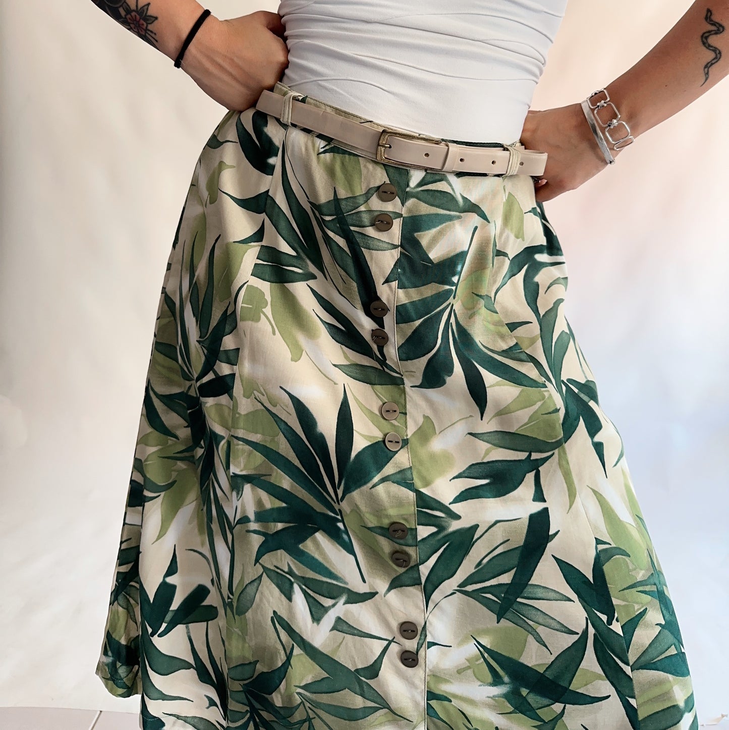 Saia Vintage midi floral (L-XL)