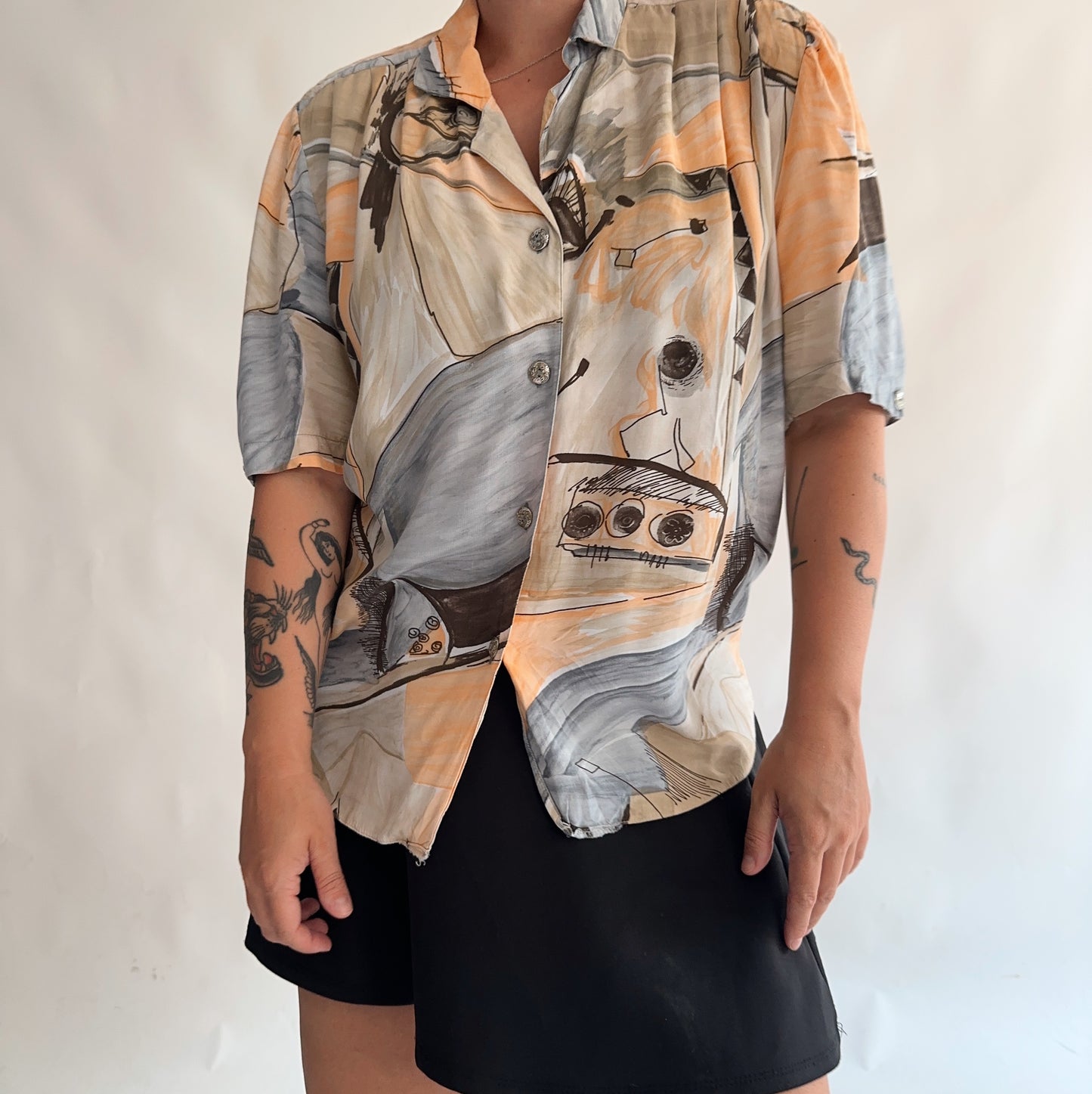 camisa vintage 90s (M-L)