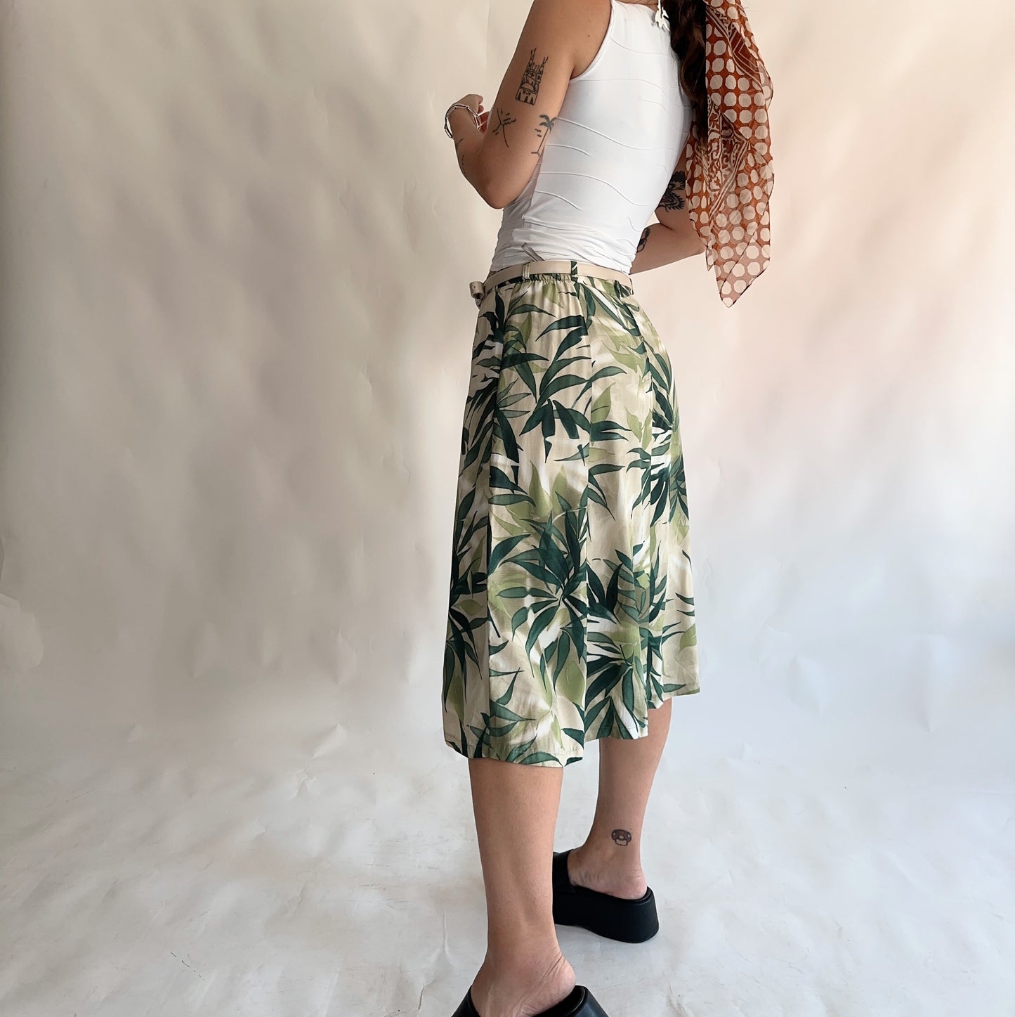 Saia Vintage midi floral (L-XL)