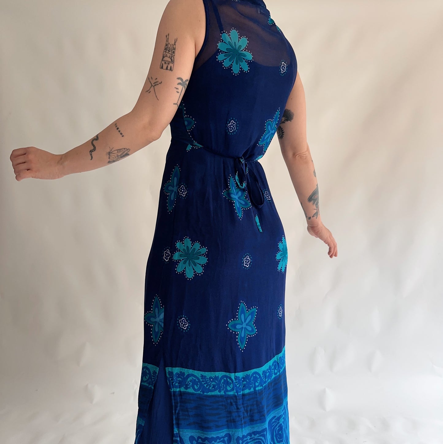 Vestido Vintage duplo (S-M)