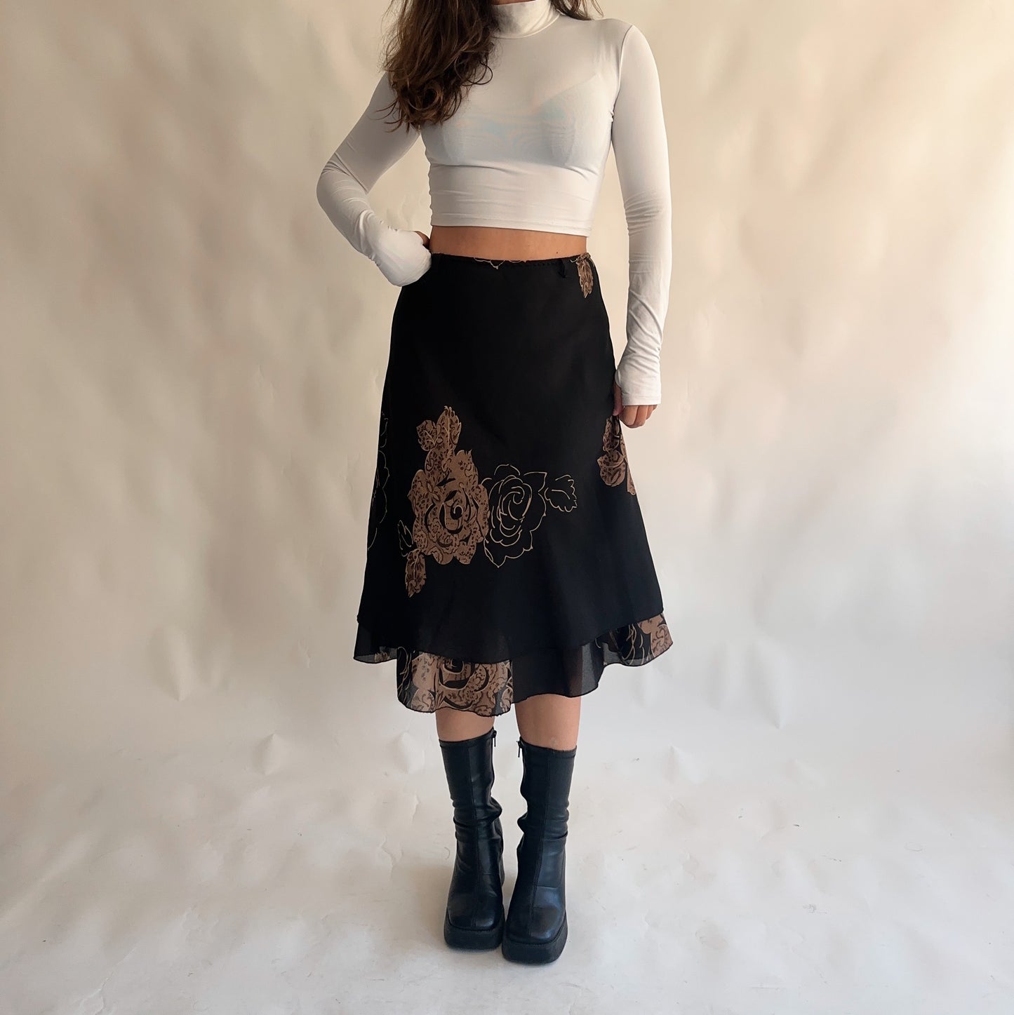 Saia Vintage Midi Mesh Floral (M-L)
