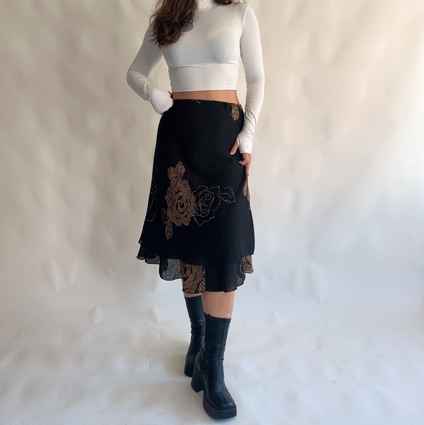 Saia Vintage Midi Mesh Floral (M-L)