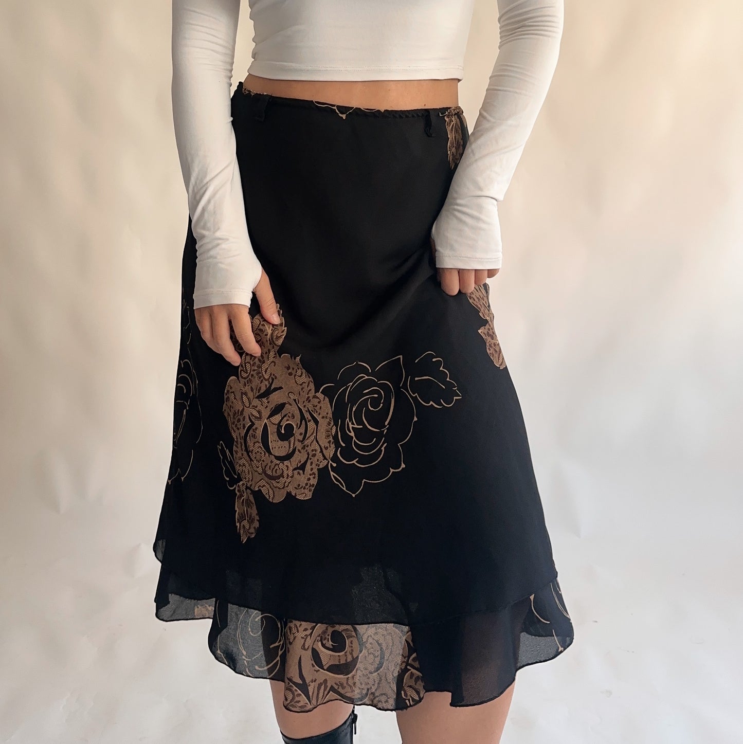 Saia Vintage Midi Mesh Floral (M-L)