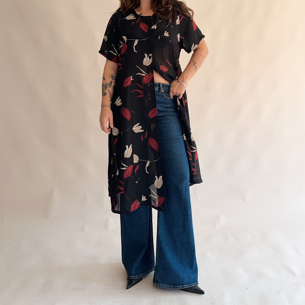 vestido vintage 90s (XL)