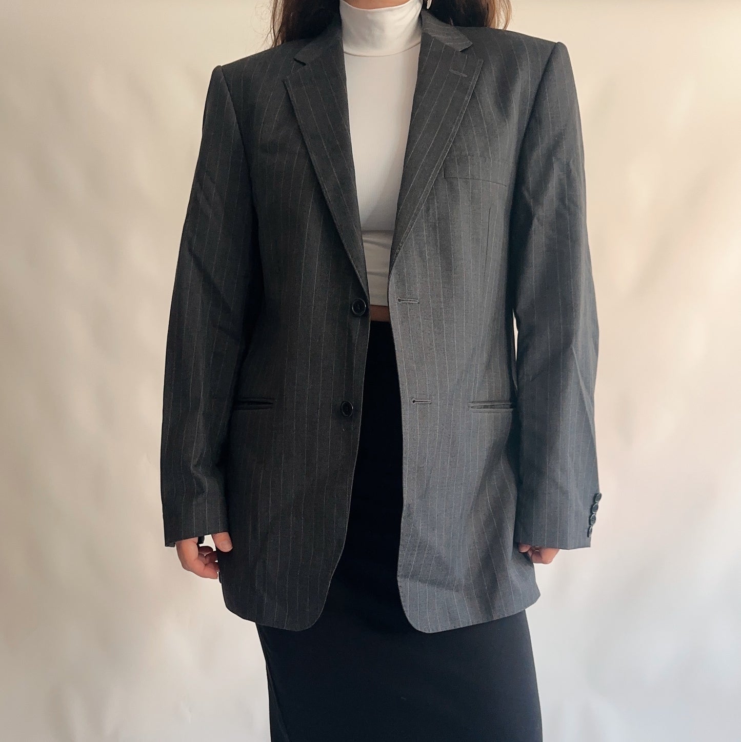 Blazer Vintage 100% lã (L)