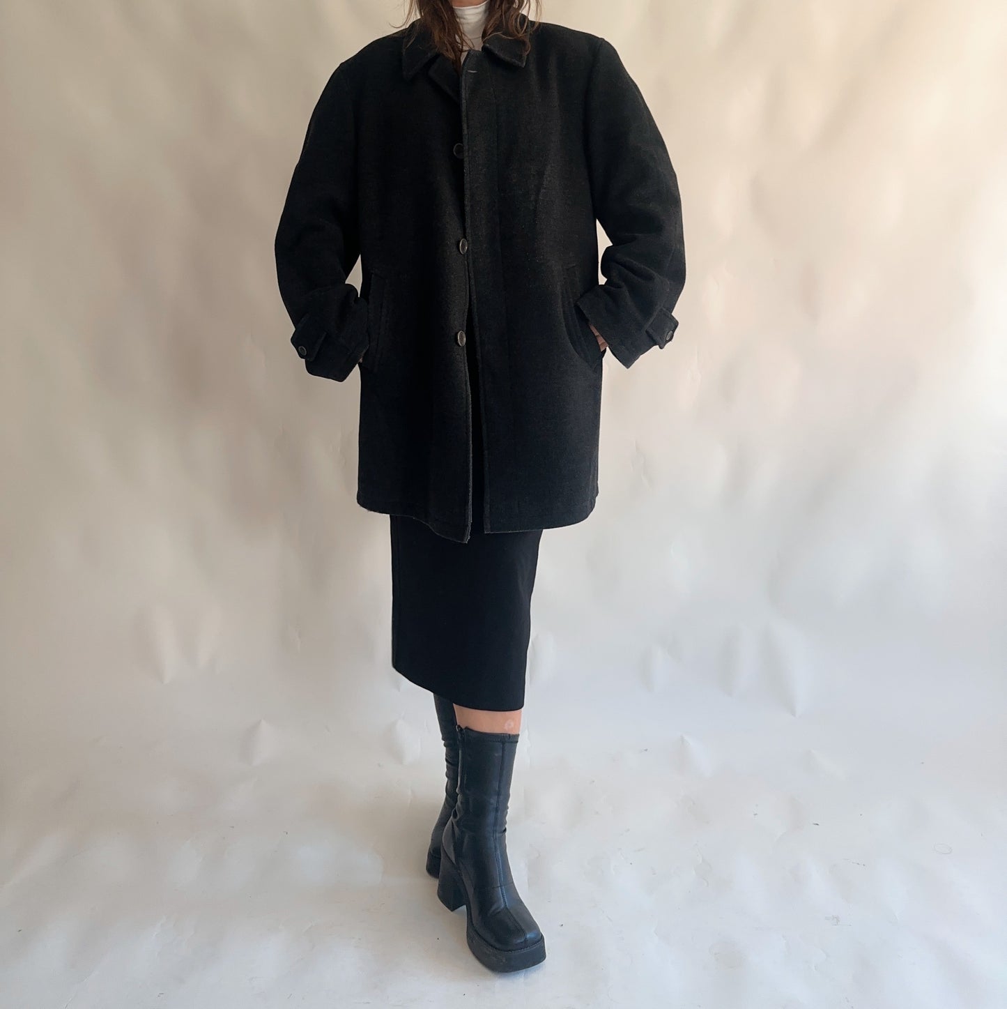 Casaco Vintage de Lã (XL)