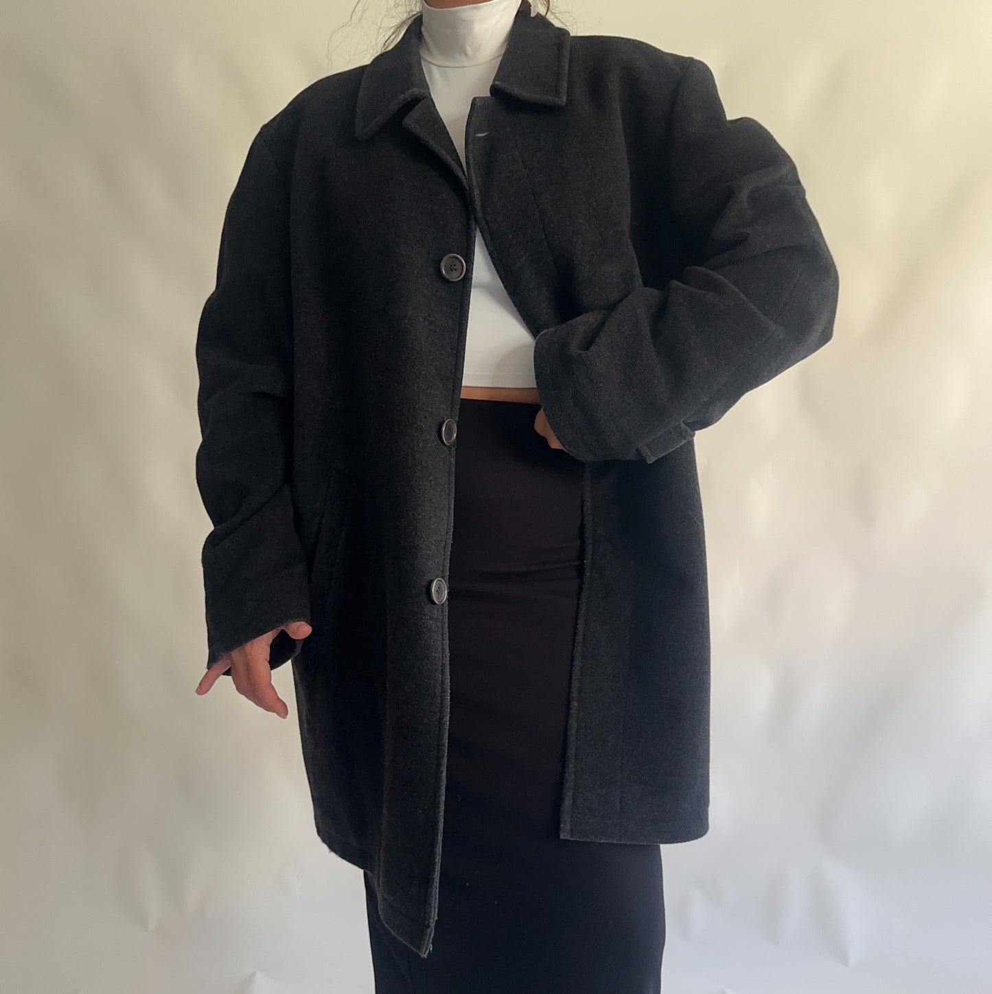 Casaco Vintage de Lã (XL)