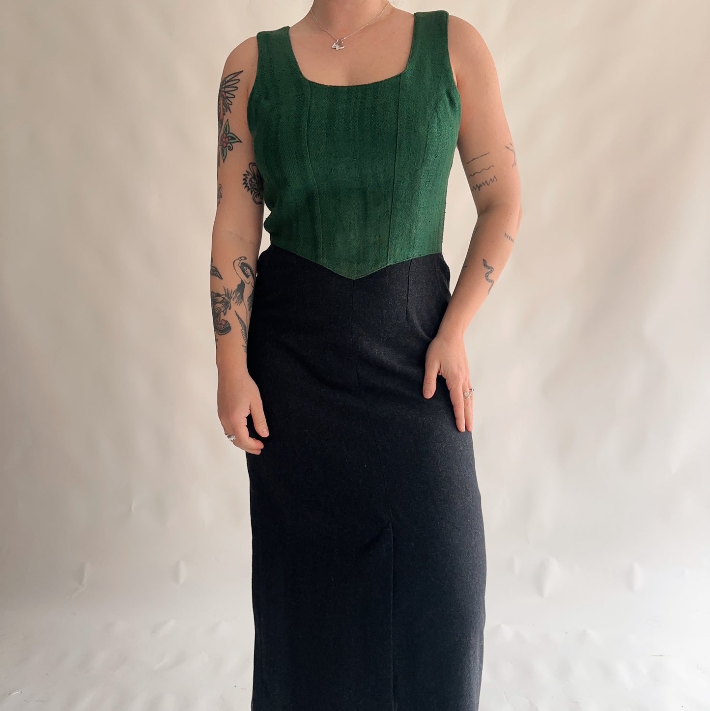 vestido vintage austríaco (L)