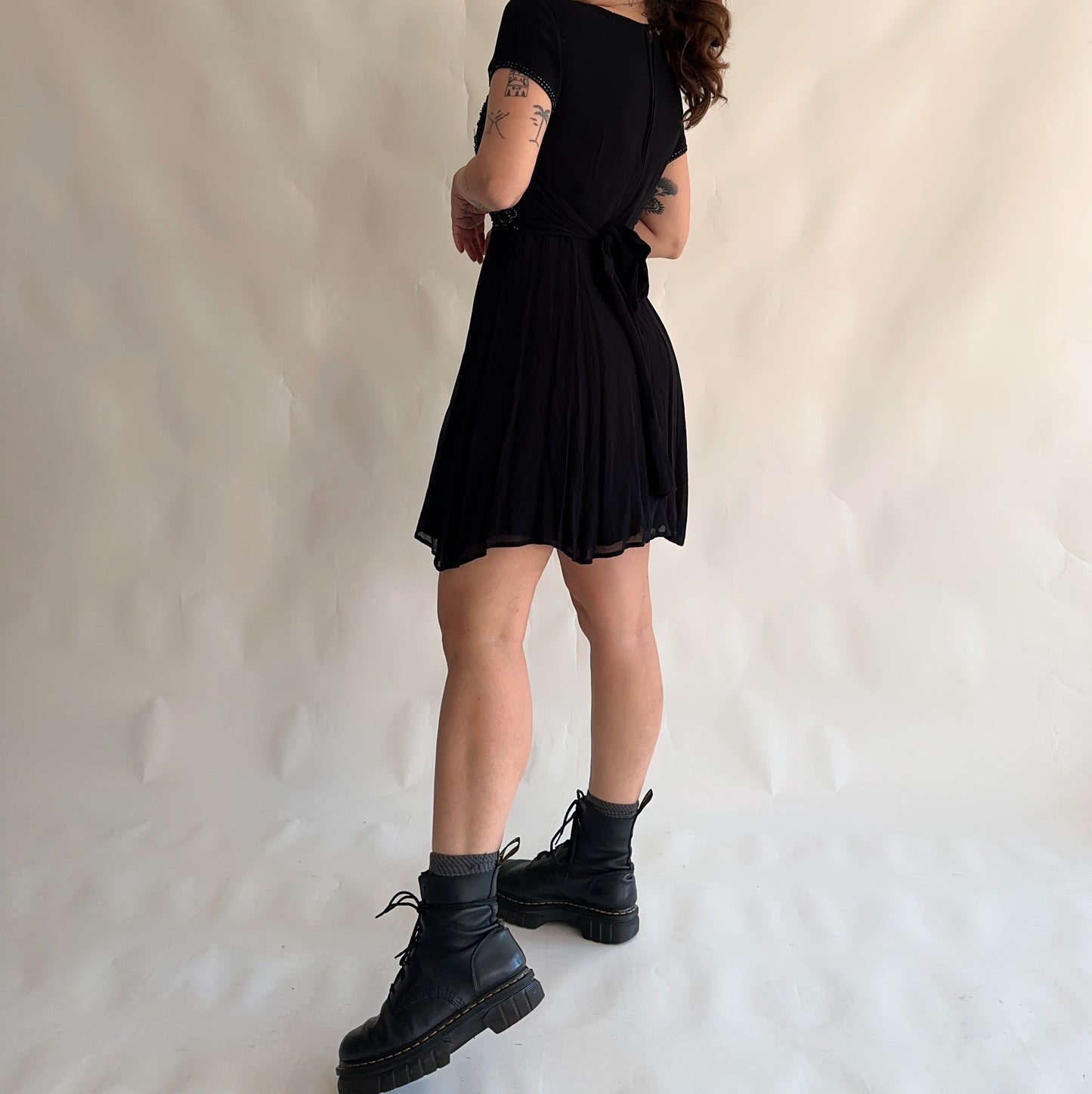 Vestido Vintage com Bordados (M)