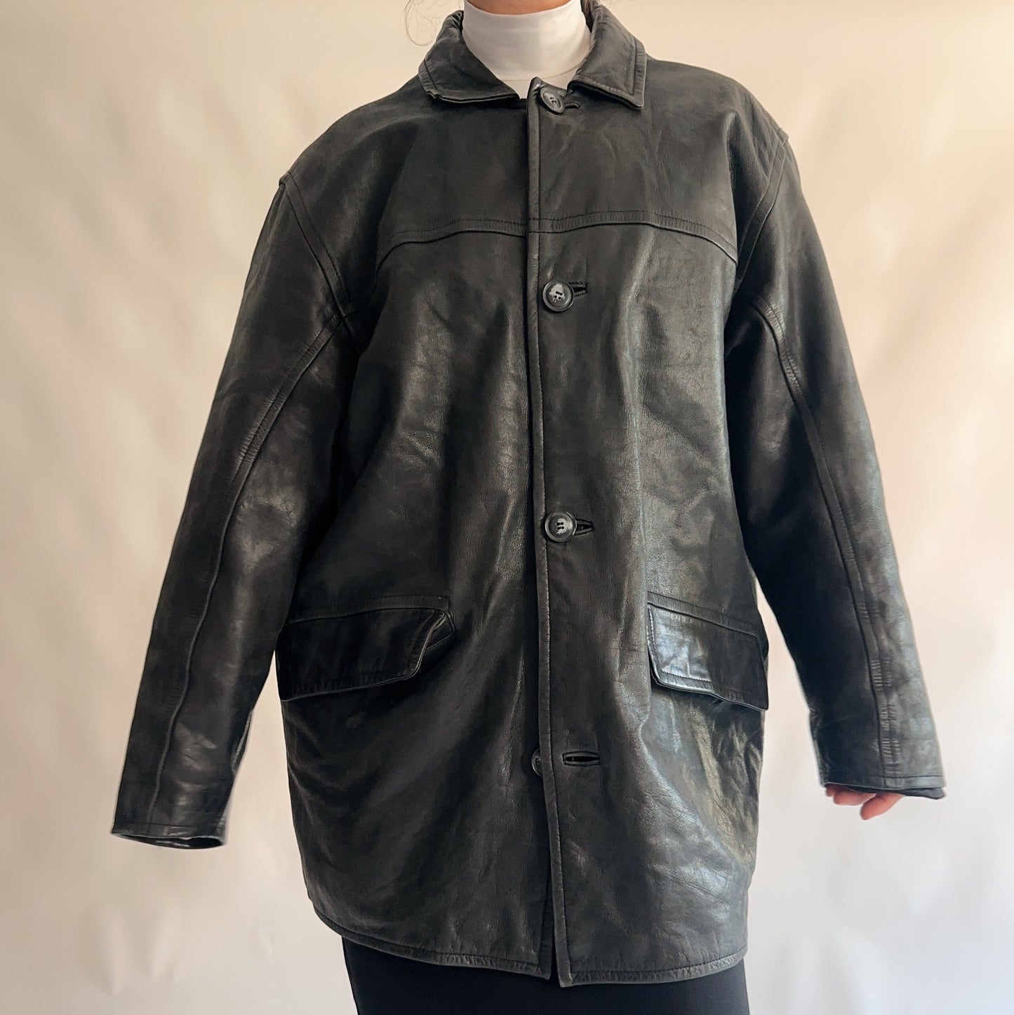Casaco Vintage pele (L)