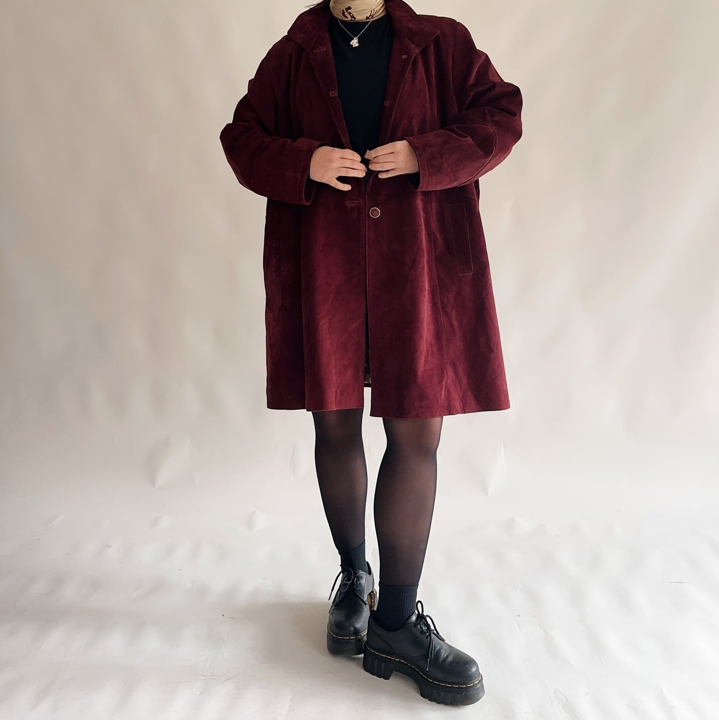 Bordeaux Leather Jacket (XL)