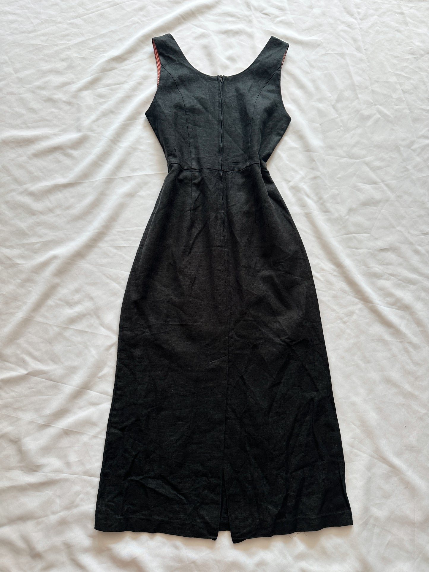Vestido Vintage 100% linho (/M)