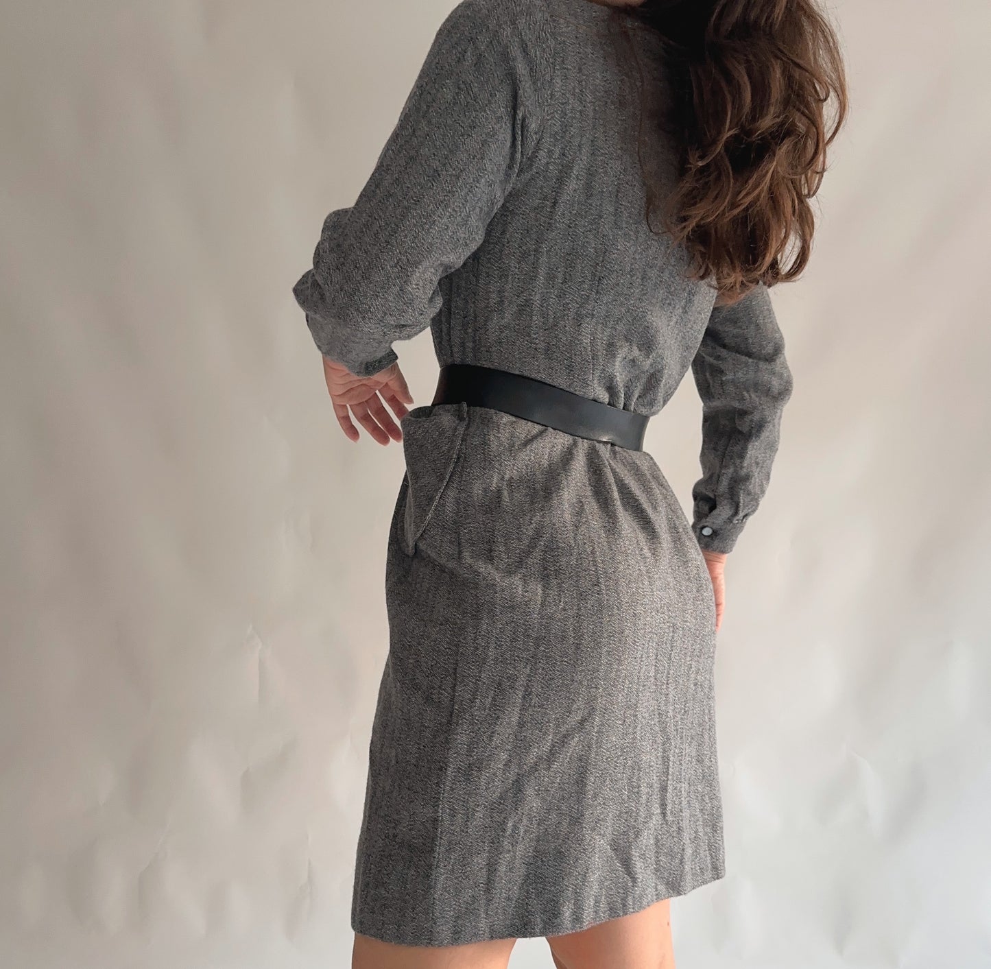 Vestido Vintage de Inverno (S-M)