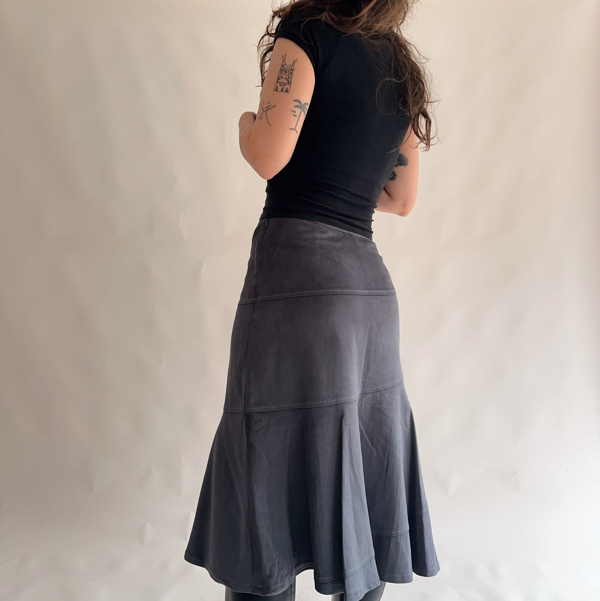 saia vintage y2k de inverno (M-L)