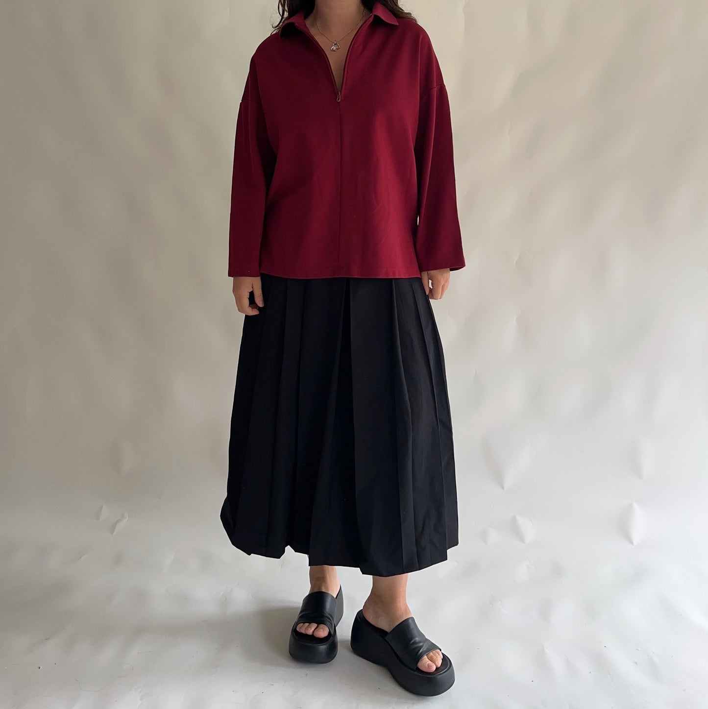 camisola bordeaux (M)