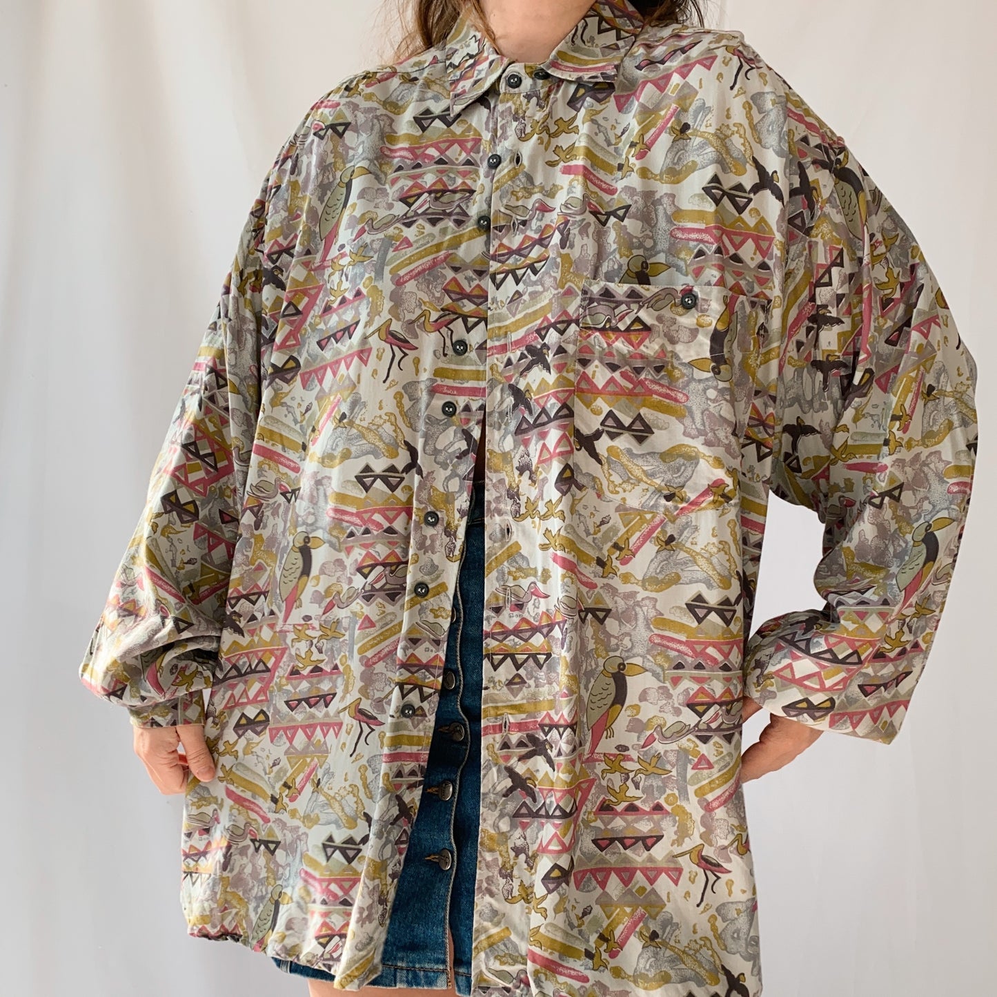 camisa vintage 90s (L)