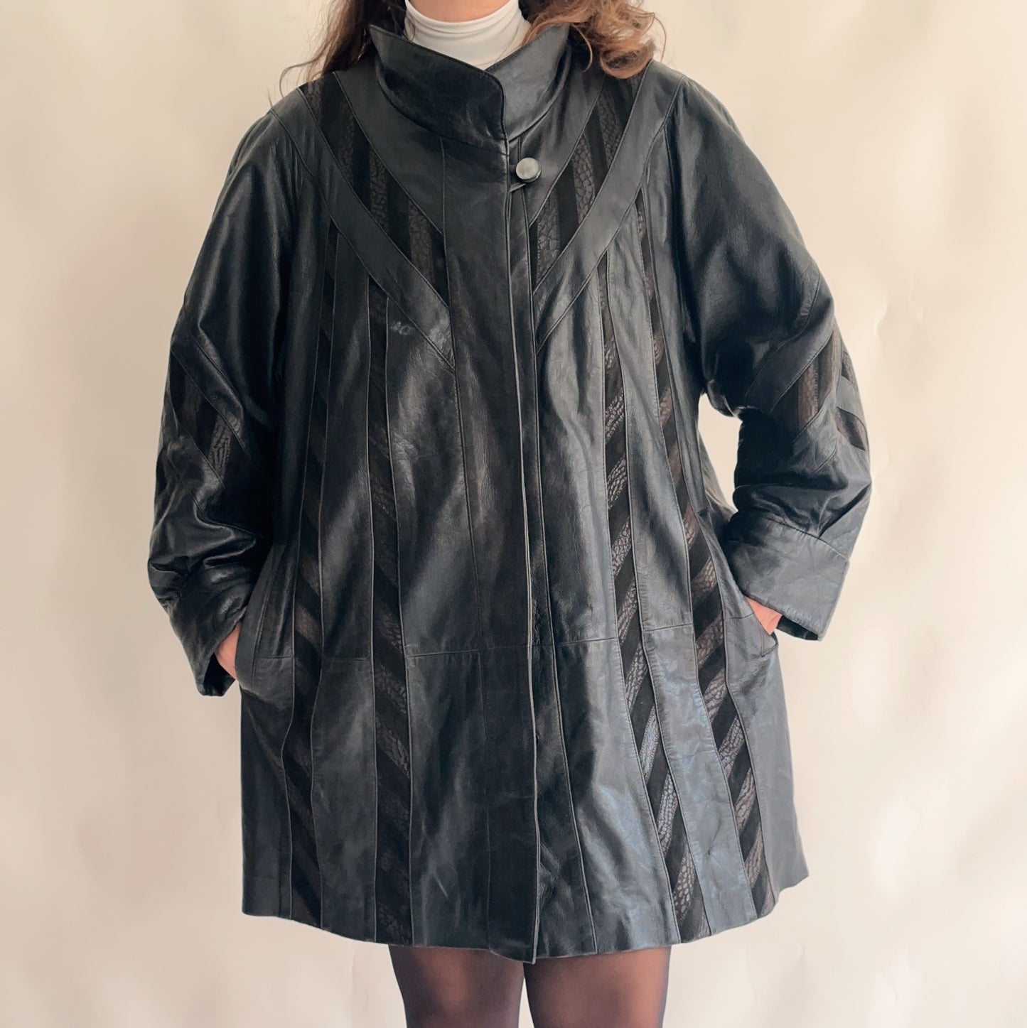 Casaco Vintage Pele 80s