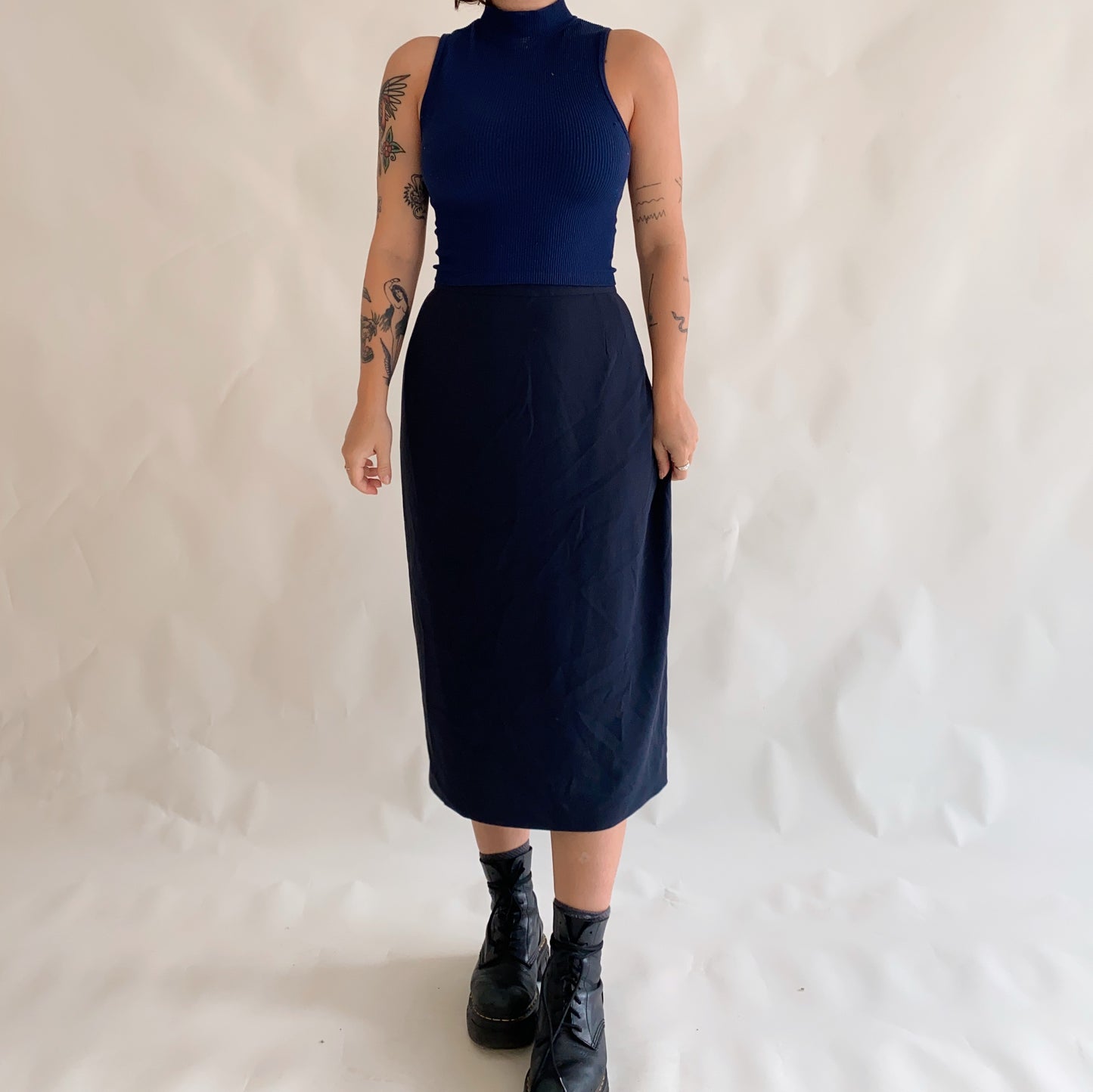 Vintage Midi Skirt (XL)