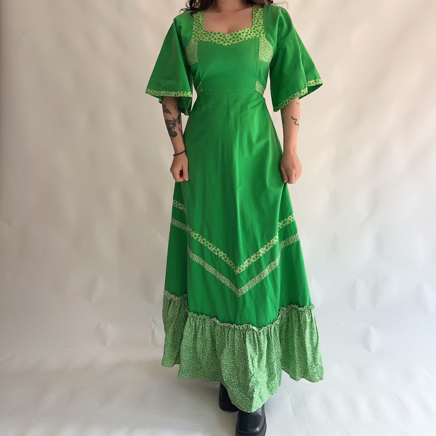Vestido Vintage Maxi 70s (M-L)