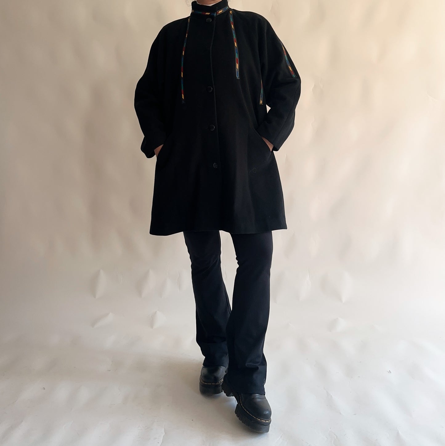 Casaco Vintage Francês Lã + Cashmere