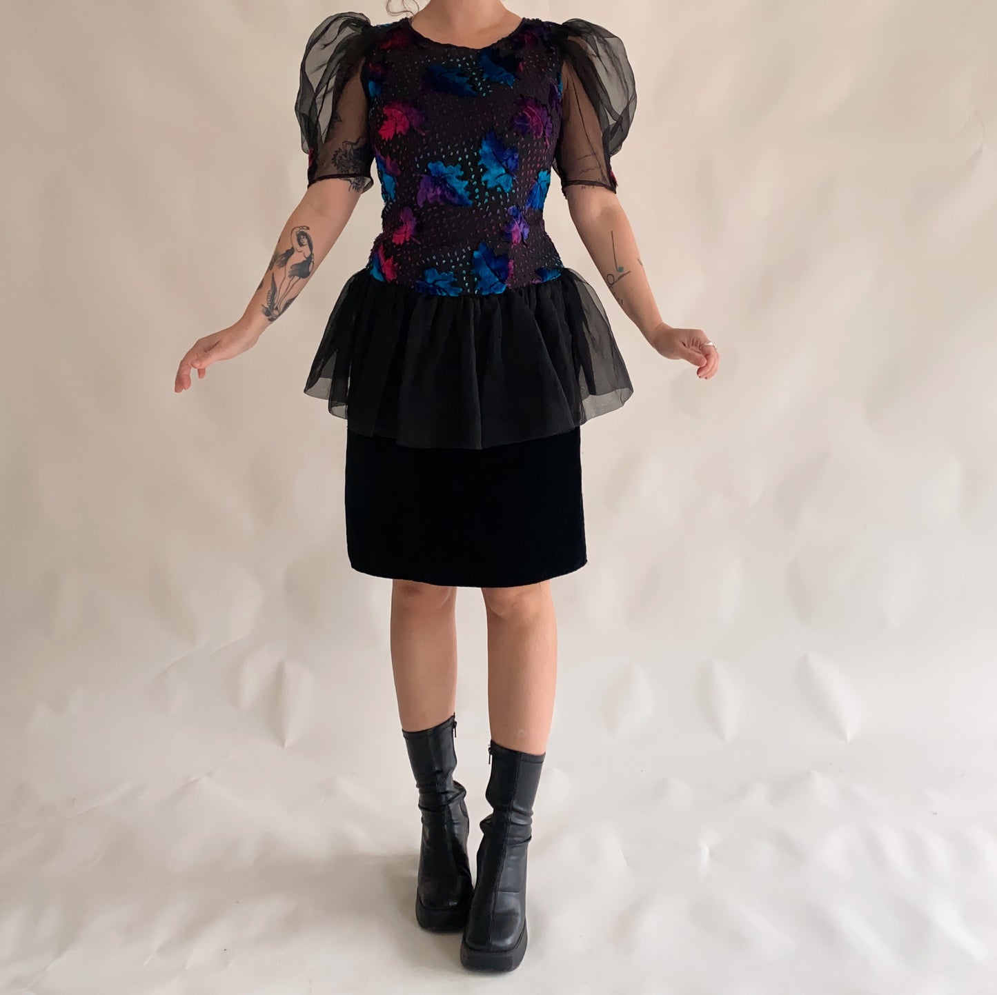 80s Vintage Dress (M)