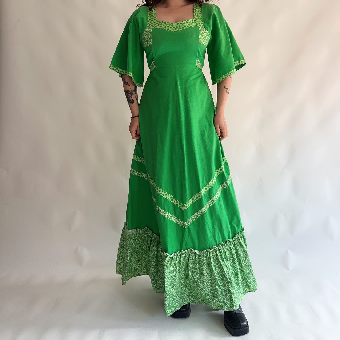 Vestido Vintage Maxi 70s (M-L)