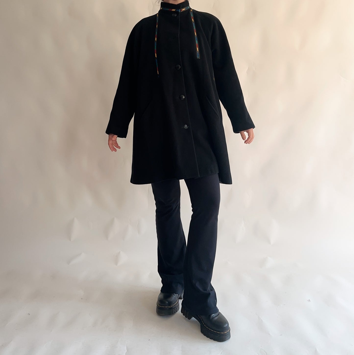 Casaco Vintage Francês Lã + Cashmere