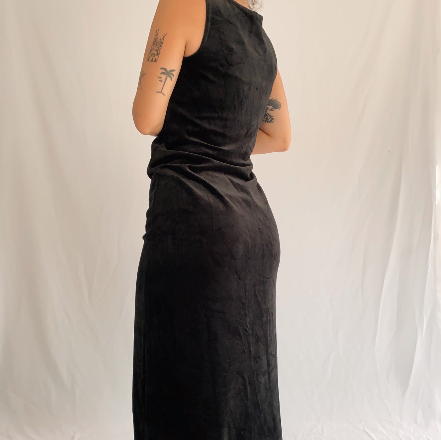 Vintage Velvet Dress (L)