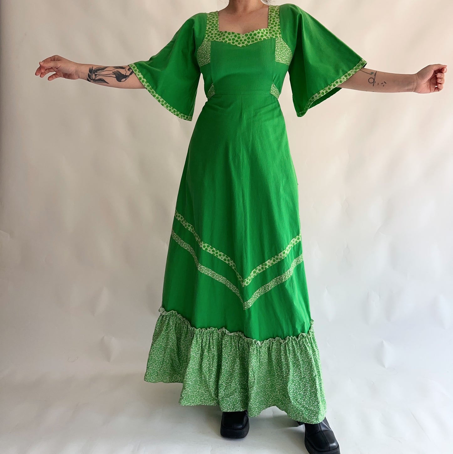 Vestido Vintage Maxi 70s (M-L)