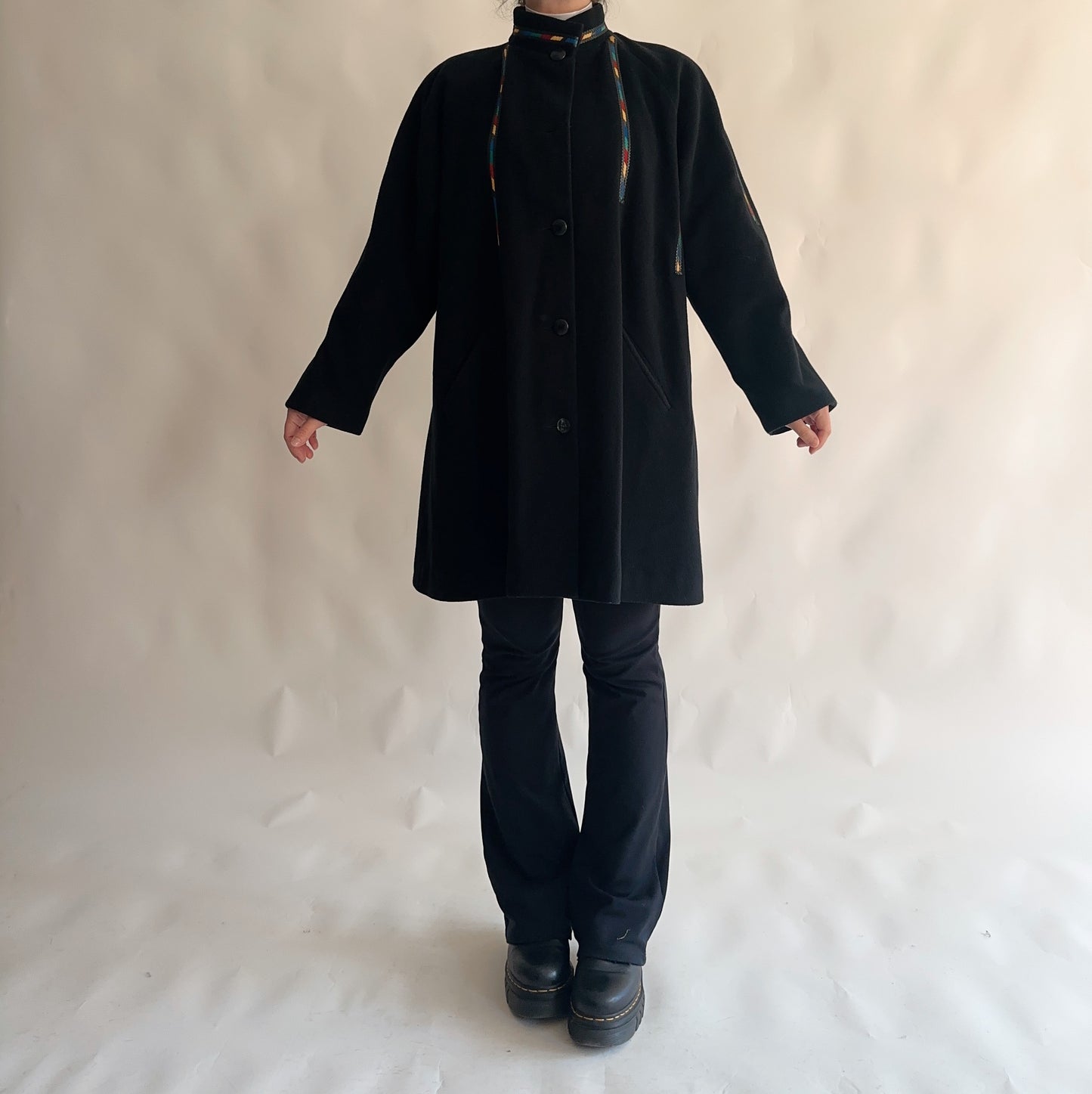 Casaco Vintage Francês Lã + Cashmere