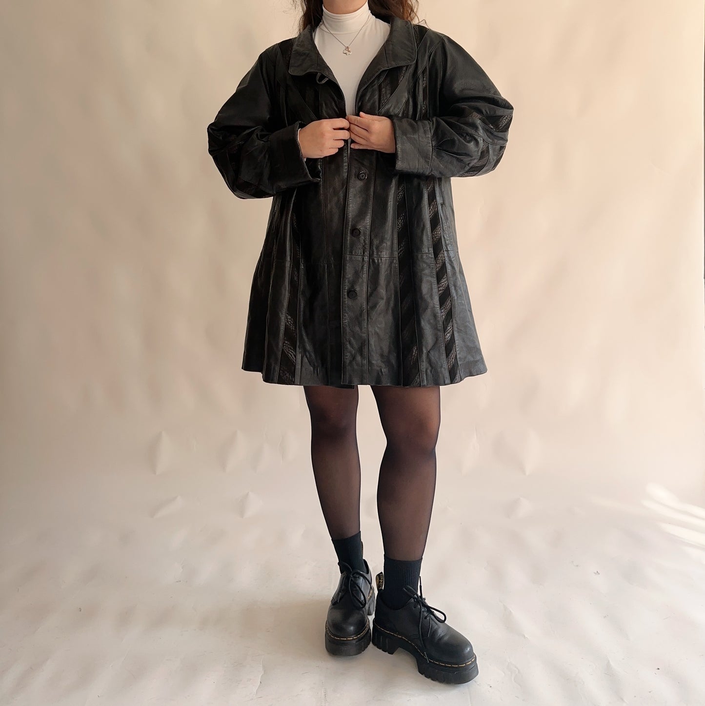 Casaco Vintage Pele 80s