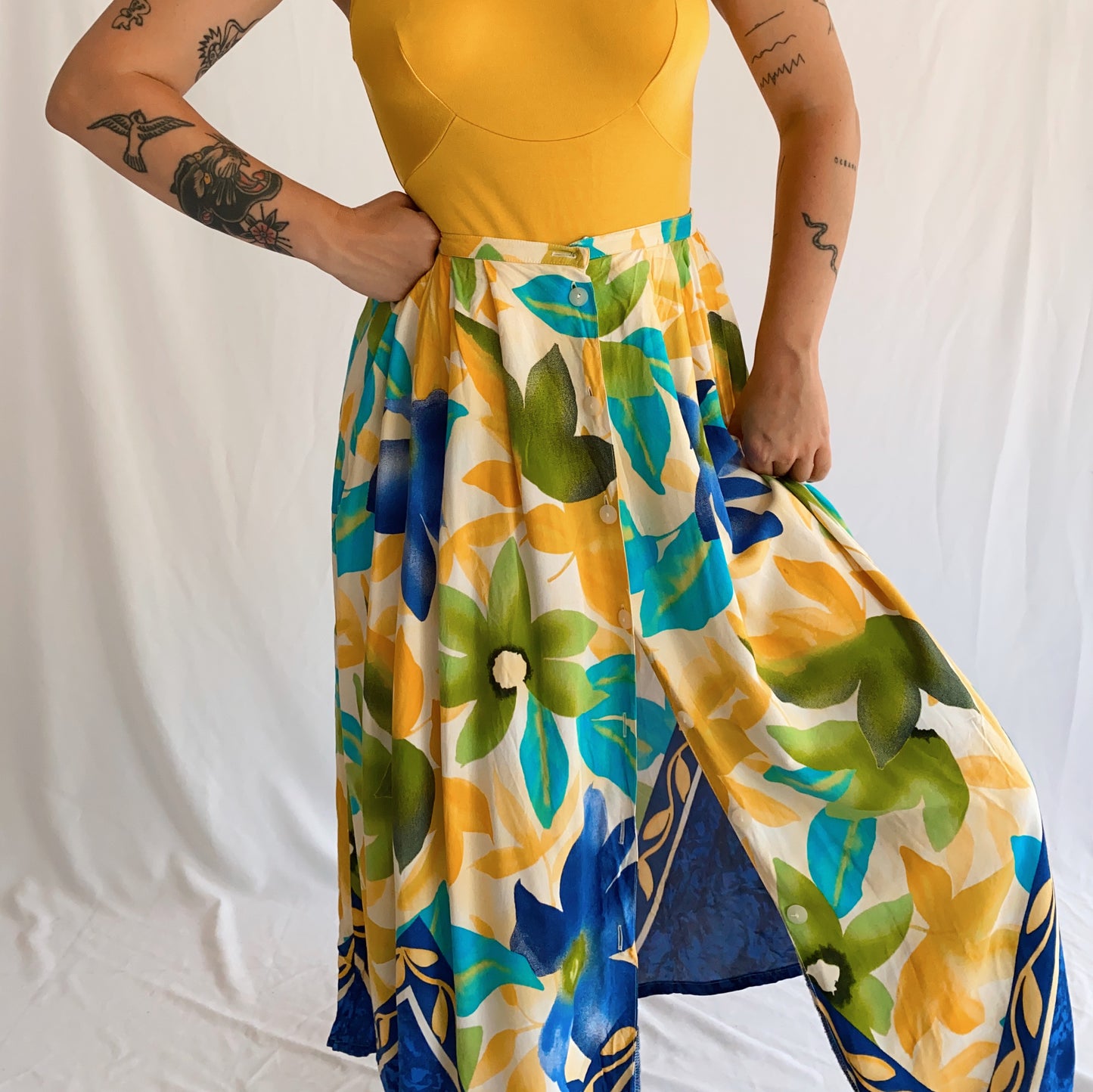 Vintage Midi Skirt (ML)