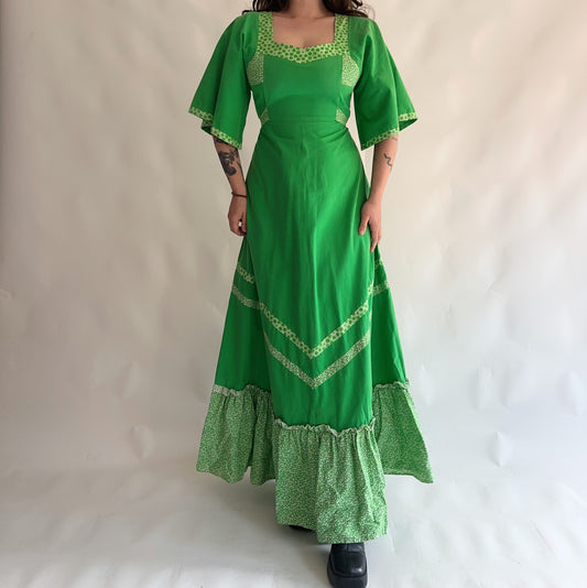 Vestido Vintage Maxi 70s (M-L)