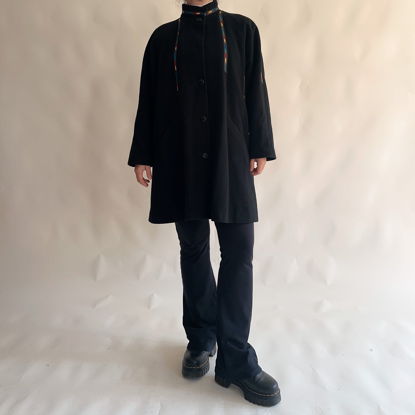 Casaco Vintage Francês Lã + Cashmere