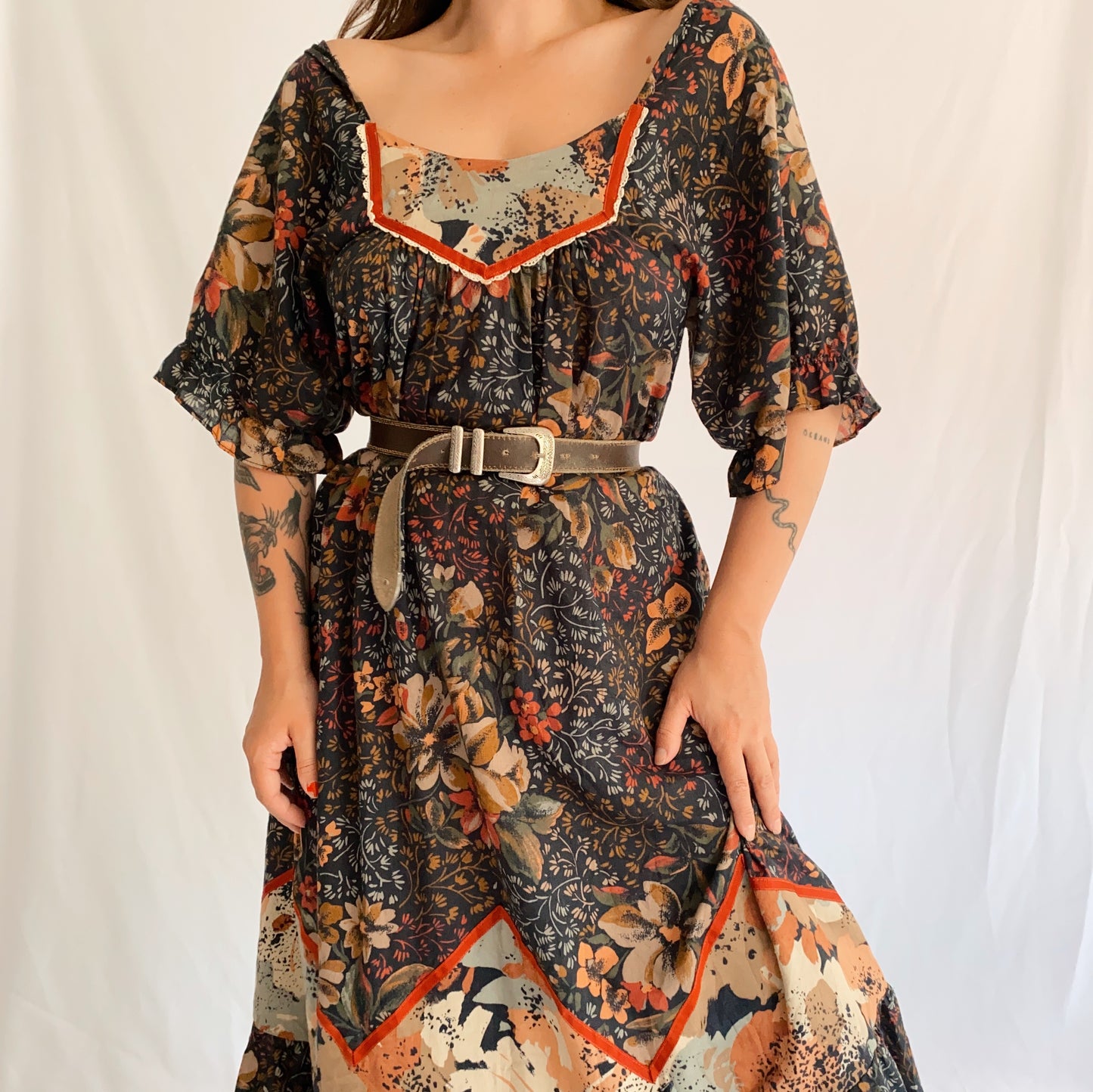 Vintage Dress 70s (M)