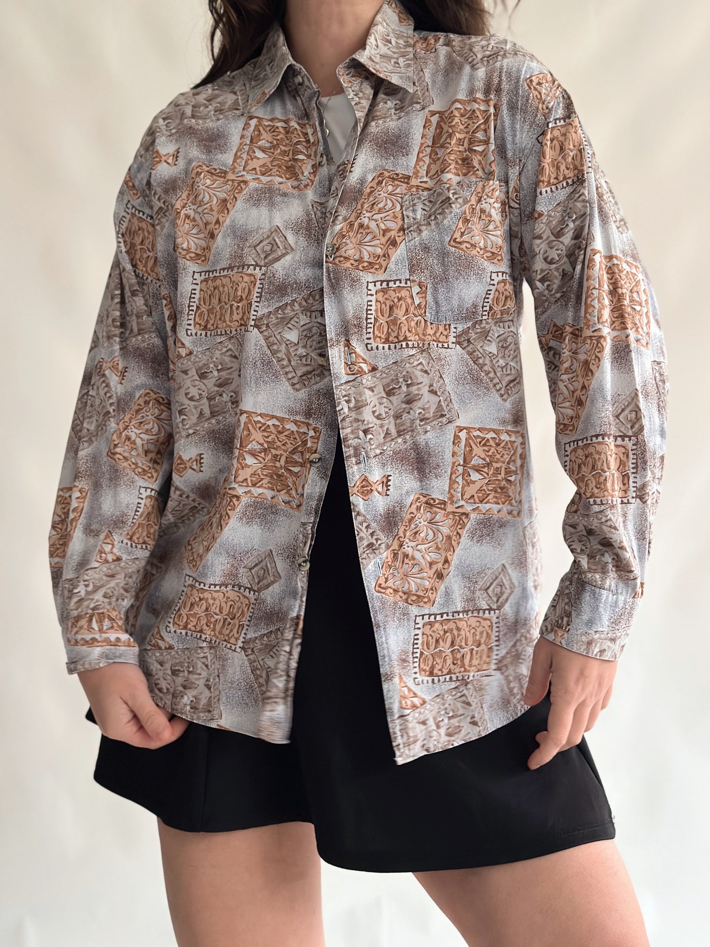 camisa vintage 90s (M-L)