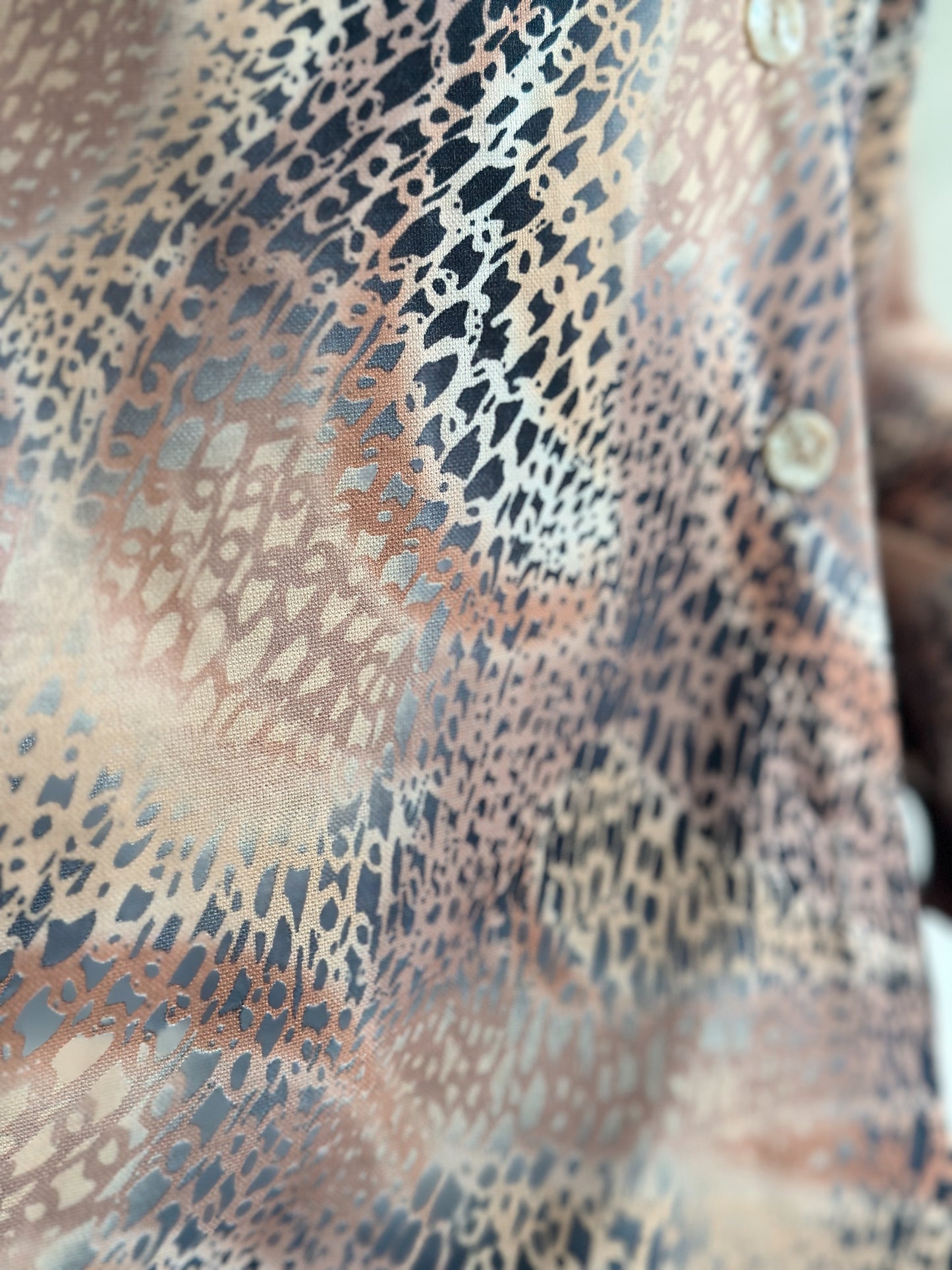 camisa vintage com lã (L)