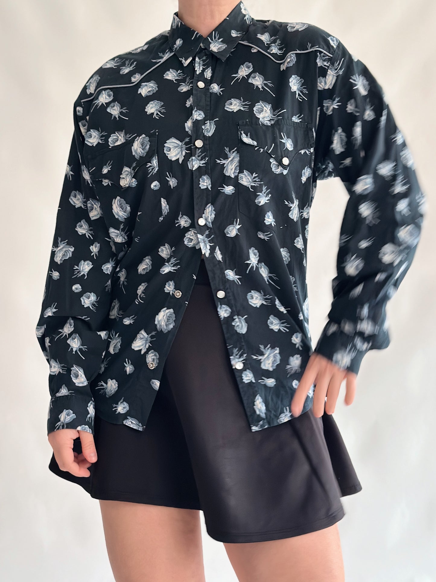 camisa vintage floral (S)