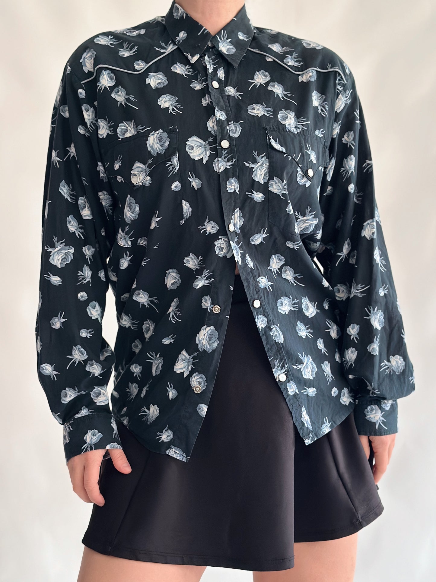 camisa vintage floral (S)