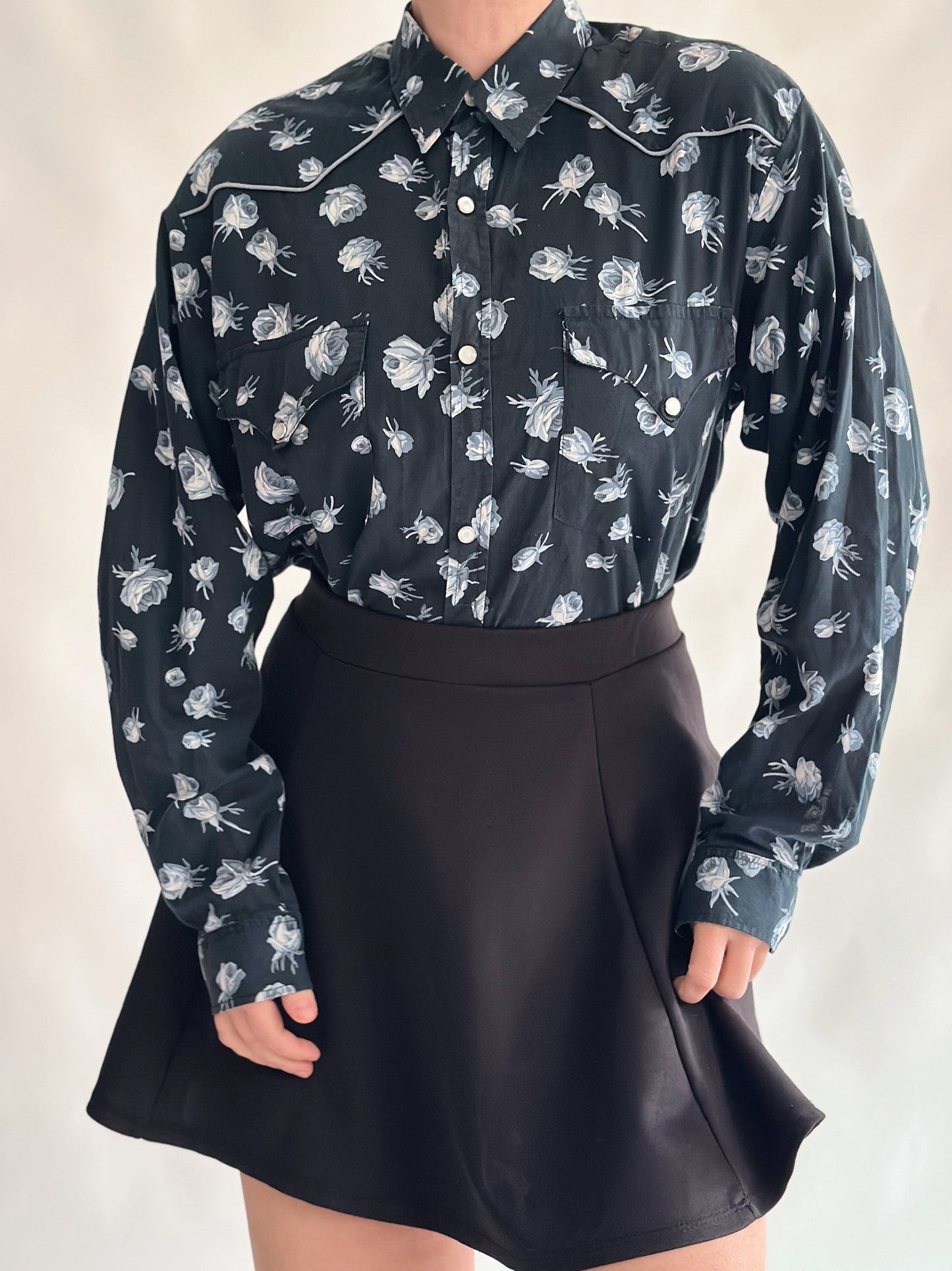 camisa vintage floral (S)