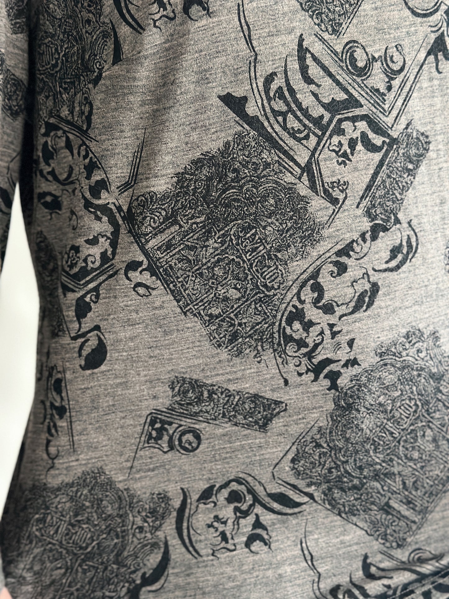 blusa vintage com lã (M)