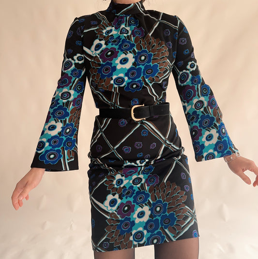 Vestido Vintage dos anos 70s (M-L)