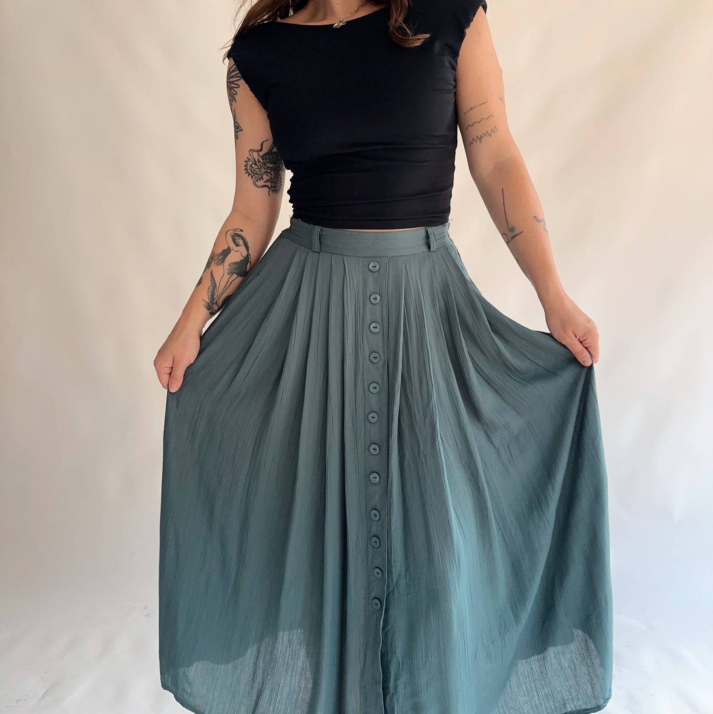 Saia Vintage midi 90s (S-M)