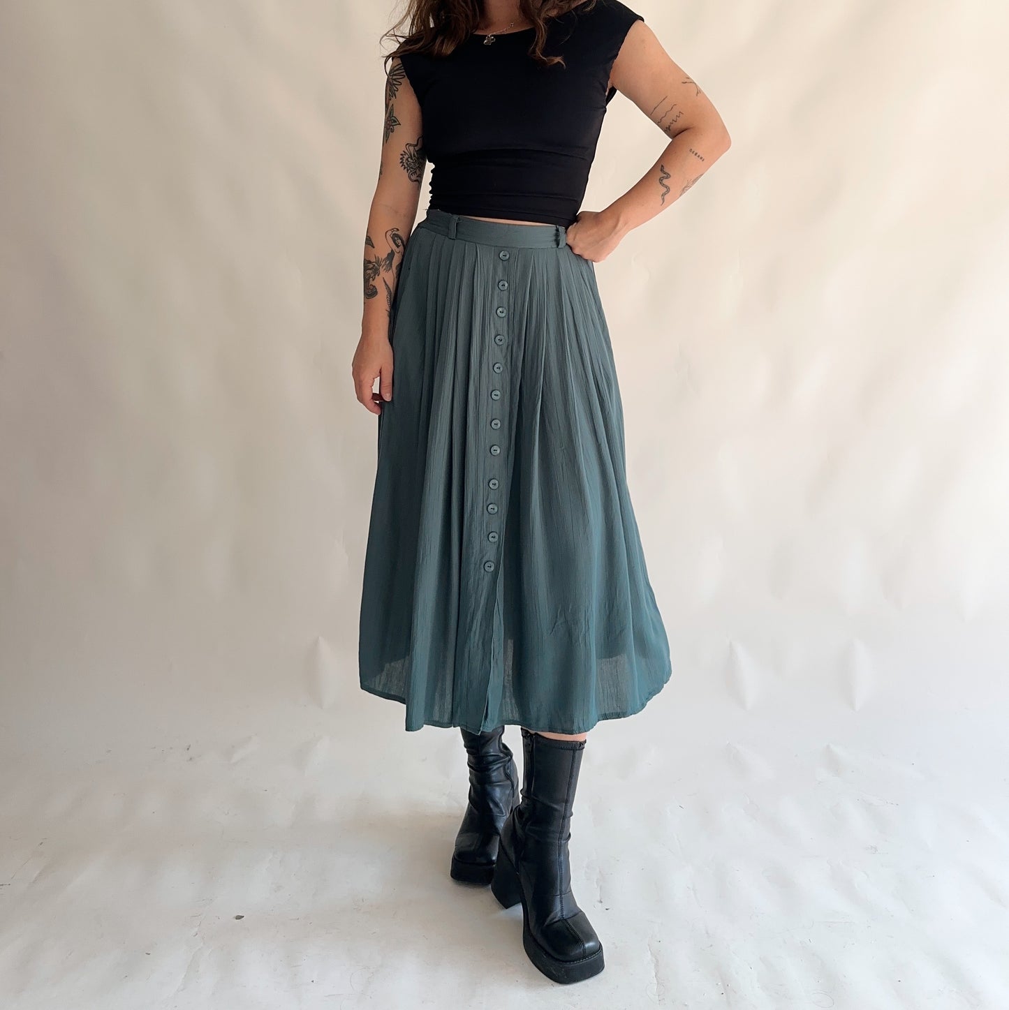 Saia Vintage midi 90s (S-M)